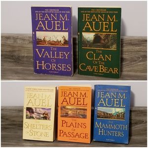 Jean M Auel Books Clan Of The Cave Bear Series